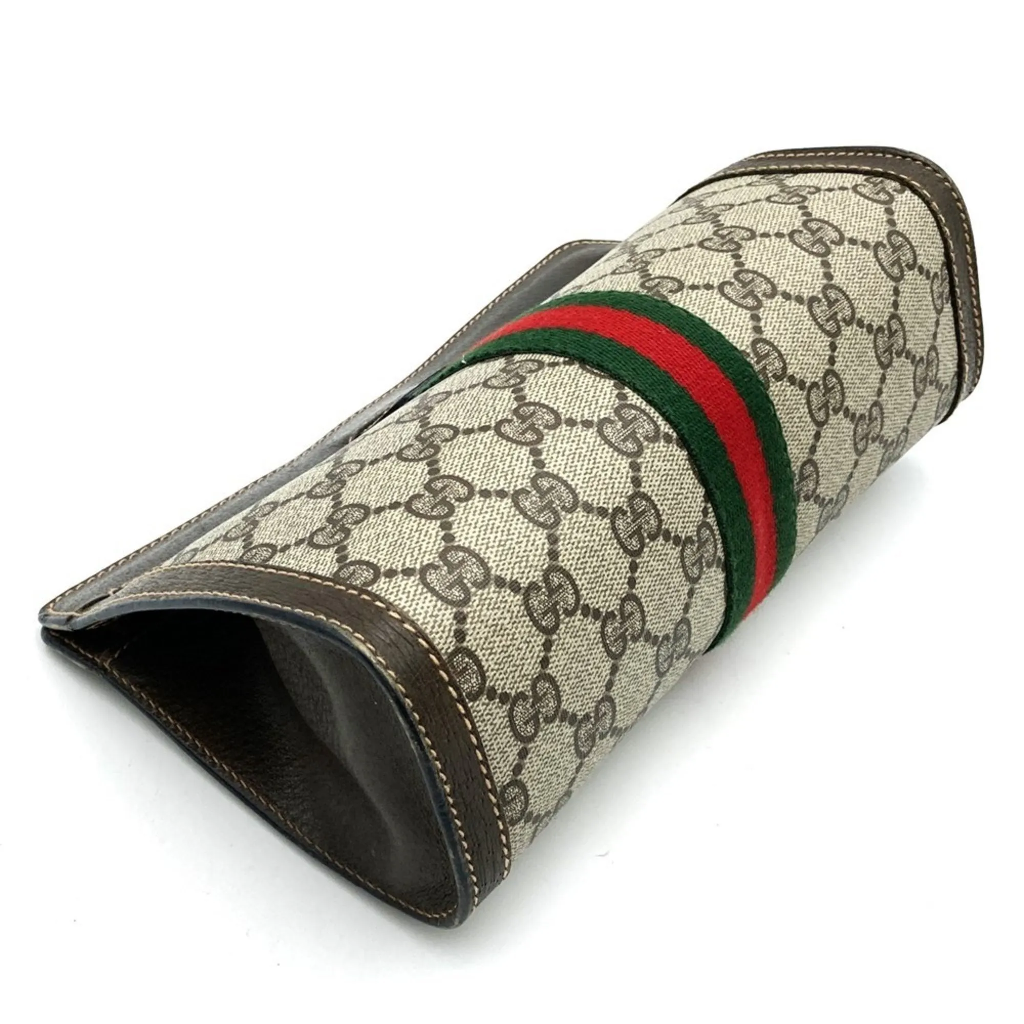 Gucci Sherry Line Pvc Clutch Bag (Pre-Owned)