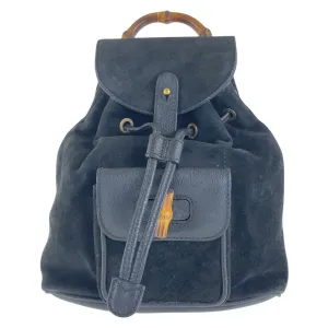 Gucci Suede Backpack (Pre-Owned)