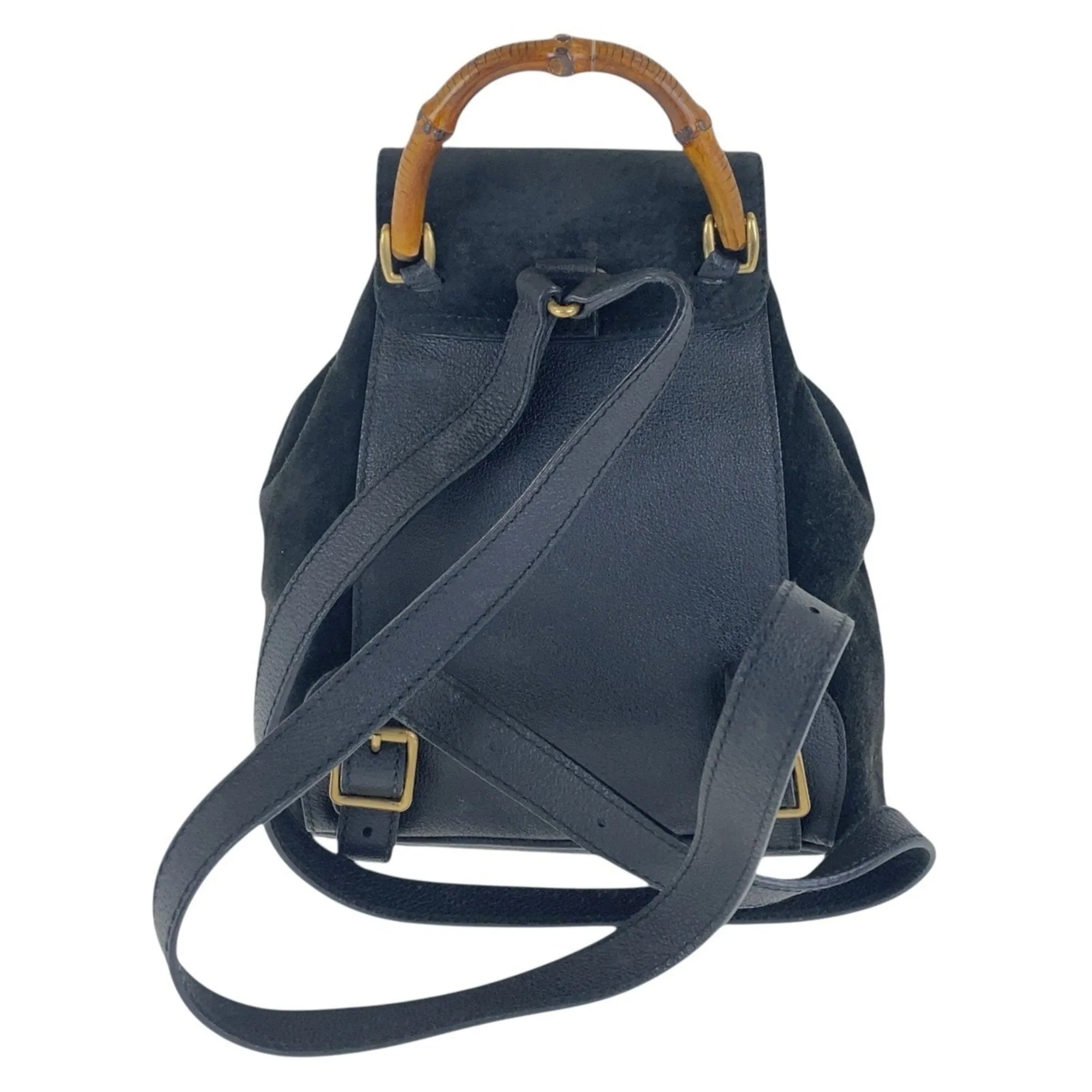 Gucci Suede Backpack (Pre-Owned)