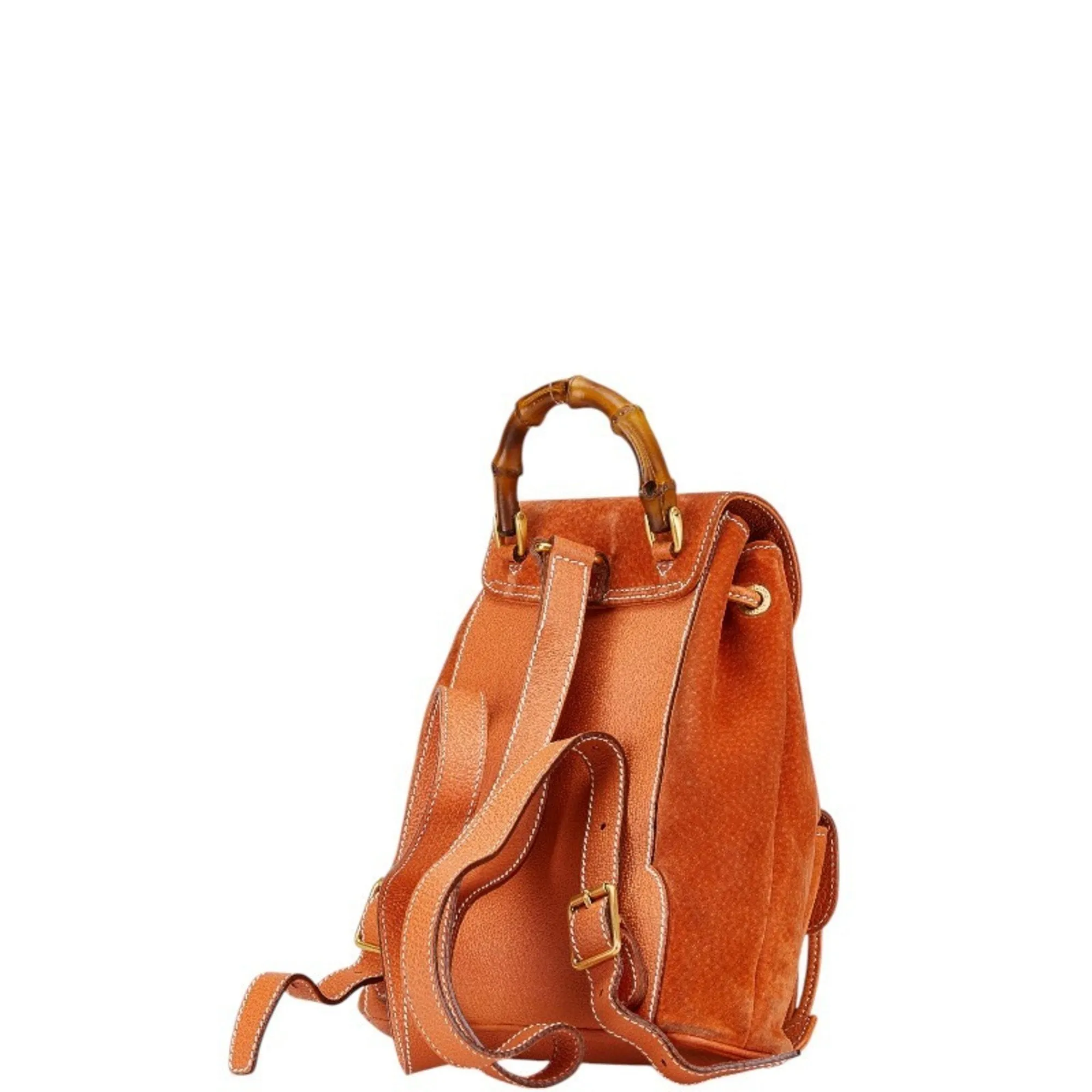Gucci Suede Leather Backpack (Pre-Owned)