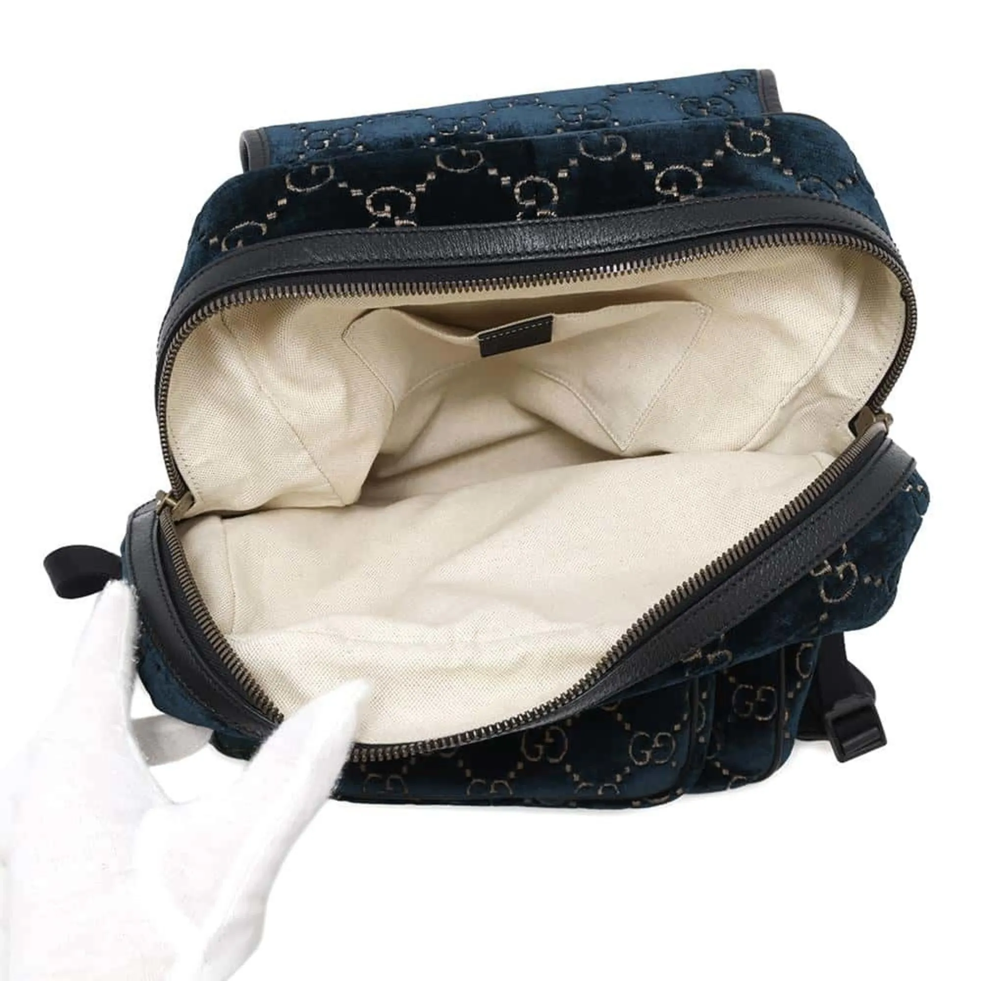 Gucci Velvet Backpack (Pre-Owned)
