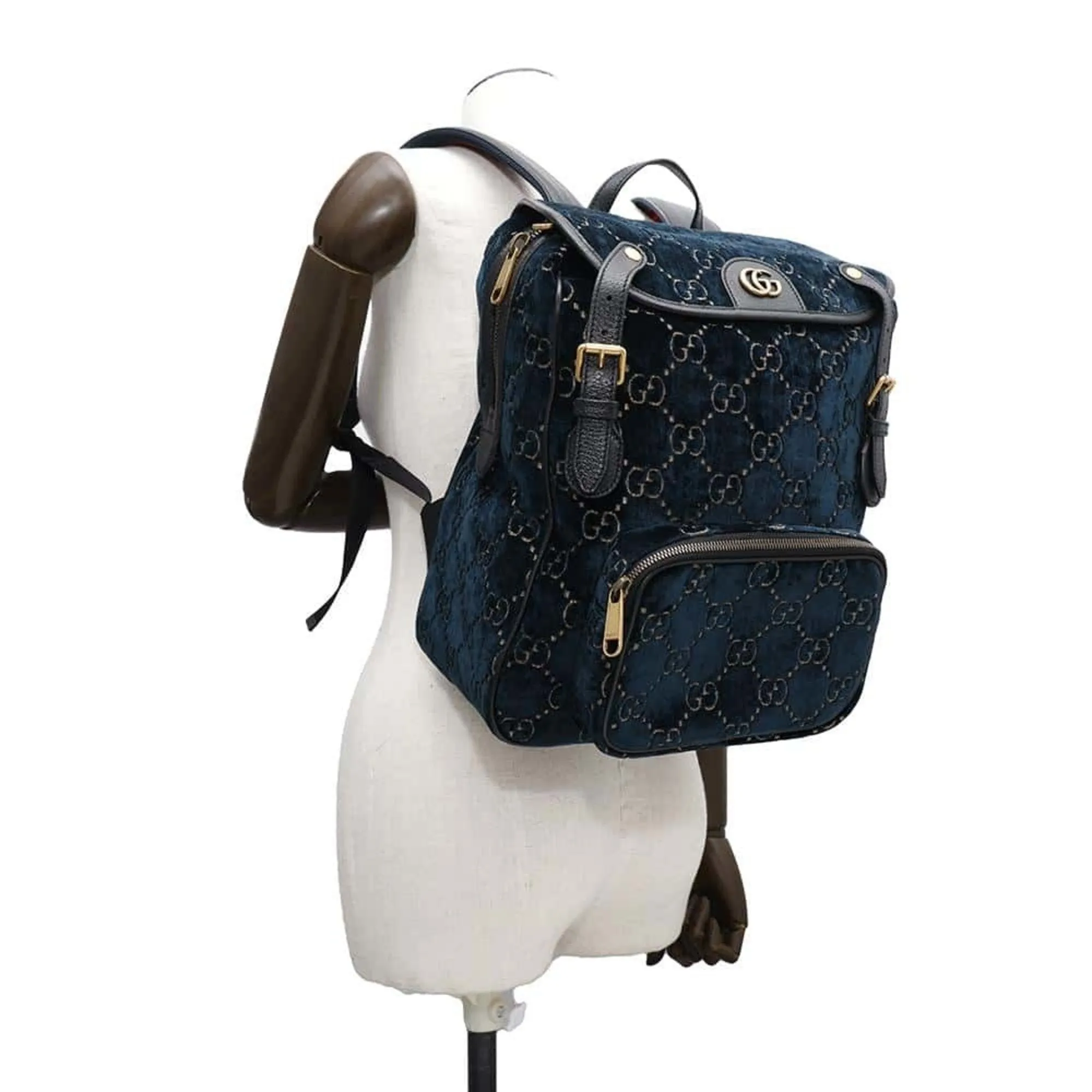 Gucci Velvet Backpack (Pre-Owned)