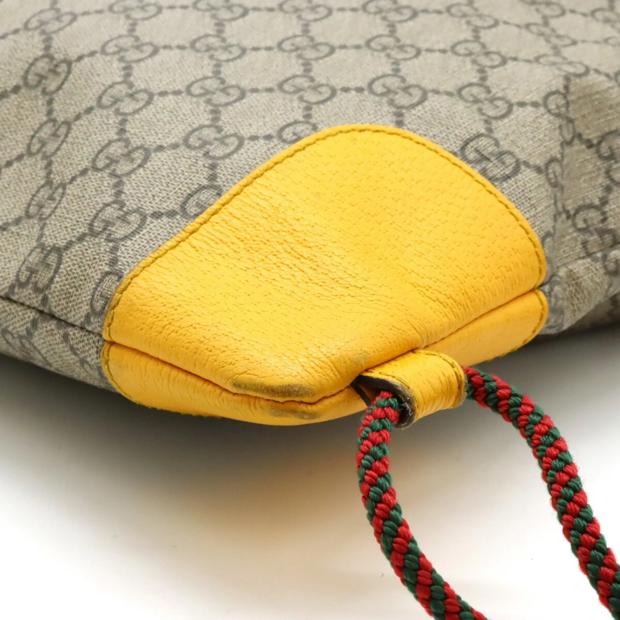 Gucci  yellow Pvc Leather Backpack (Pre-Owned)