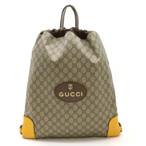 Gucci  yellow Pvc Leather Backpack (Pre-Owned)