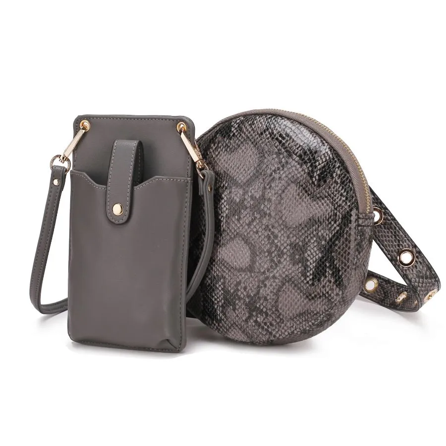 Hailey Smartphone Convertible Crossbody Bag - 2 PCS SET