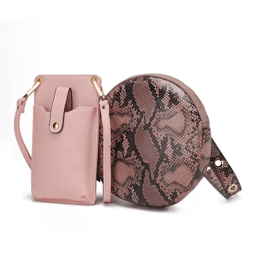 Hailey Smartphone Convertible Crossbody Bag - 2 PCS SET
