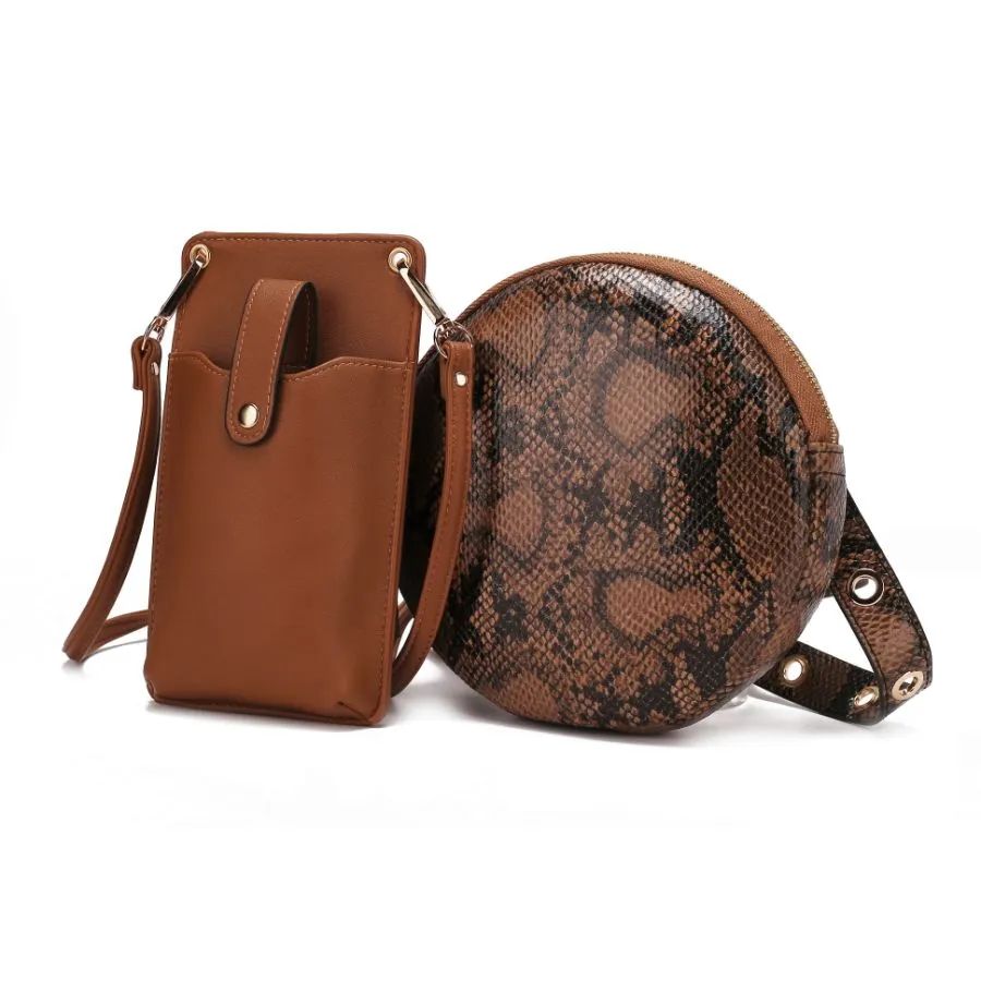 Hailey Smartphone Convertible Crossbody Bag - 2 PCS SET
