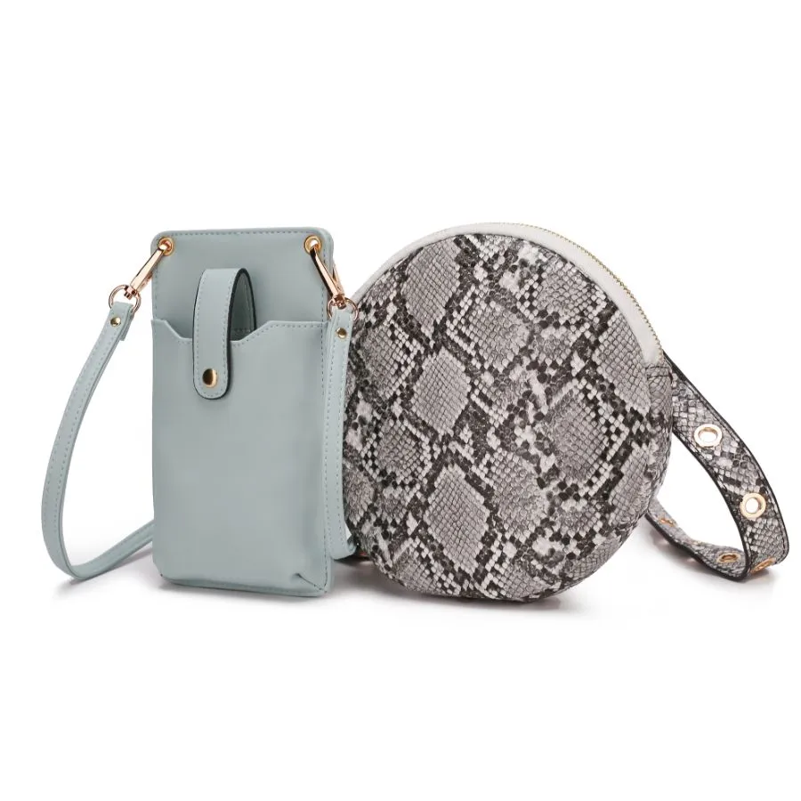 Hailey Smartphone Convertible Crossbody Bag - 2 PCS SET