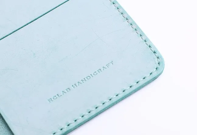 Handmade Cute Slim Leather Womens Bifold Small Wallets billfold Wallet for Women