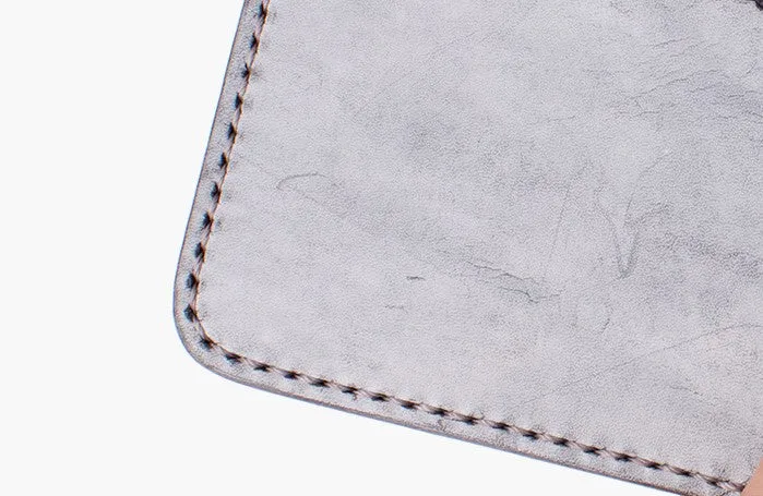 Handmade Cute Slim Leather Womens Bifold Small Wallets billfold Wallet for Women