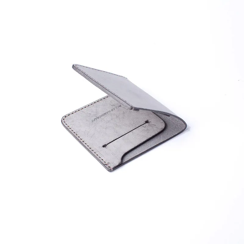 Handmade Cute Slim Leather Womens Bifold Small Wallets billfold Wallet for Women