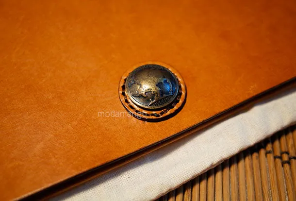 Handmade Genuine leather clutch travel wallet passport wallet purse long wallet women
