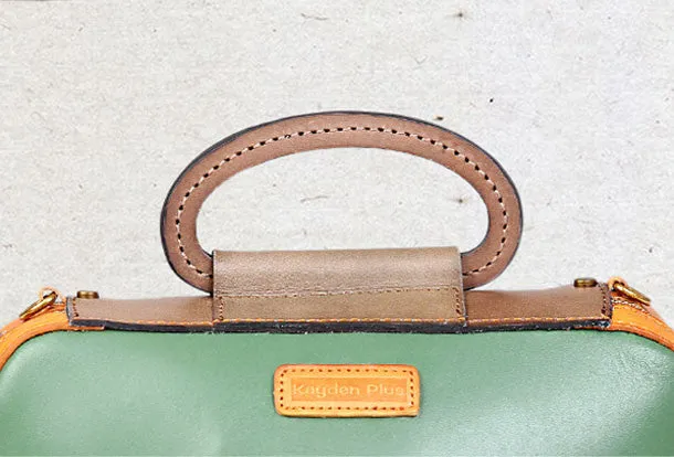 Handmade handbag Saddle purse leather crossbody bag purse shoulder bag for women
