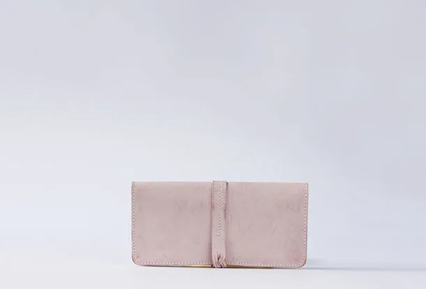 Handmade leather braided personalized custom clutch purse long wallet purse clutch women
