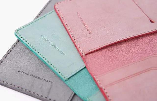 Handmade Leather Cute Womens Long Passport Wallet Travel Wallet for Women