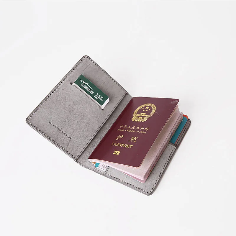 Handmade Leather Cute Womens Long Passport Wallet Travel Wallet for Women