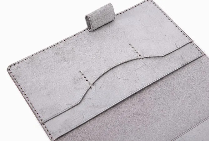 Handmade Leather Cute Womens Passport Wallet Long Travel Wallet for Women