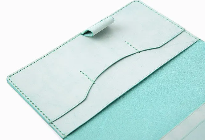 Handmade Leather Cute Womens Passport Wallet Long Travel Wallet for Women