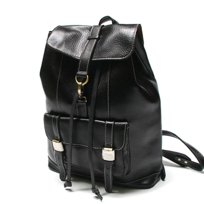 Handmade Leather Mens Backpacks Travel Backpacks Laptop Backpack for men