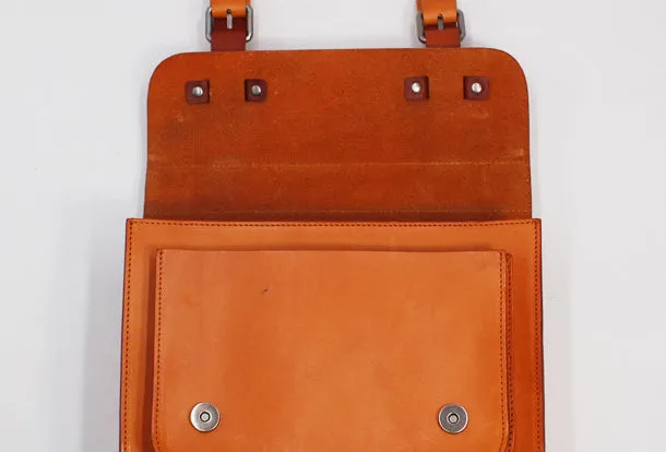 Handmade Leather Messenger Bag Satchel Bag Crossbody Bag Shoulder Bag Purse for Women Leather Bag