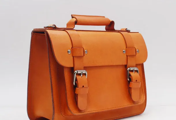 Handmade Leather Messenger Bag Satchel Bag Crossbody Bag Shoulder Bag Purse for Women Leather Bag
