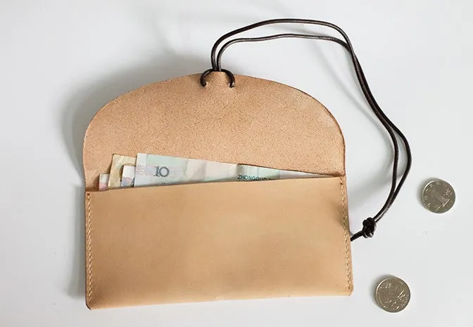 Handmade LEATHER Womens Long Wallet Leather Envelope Long Wallets FOR Women