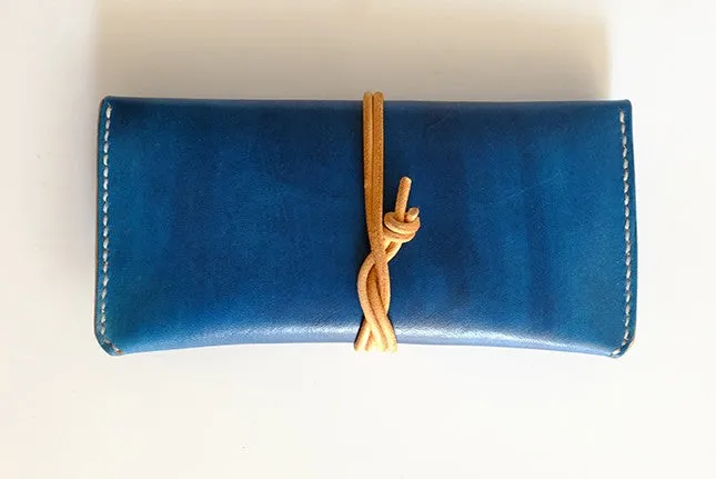 Handmade LEATHER Womens Long Wallet Leather Envelope Long Wallets FOR Women