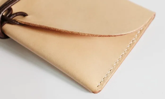 Handmade LEATHER Womens Long Wallet Leather Envelope Long Wallets FOR Women
