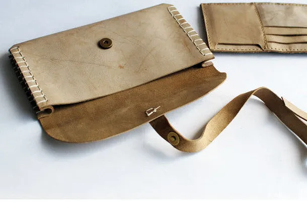 Handmade vintage womens leather long wallet leather envelope long wallet for women