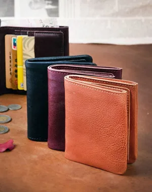 Handmade Wallet billfold Leather Wallet Befold Wallet For Men Women