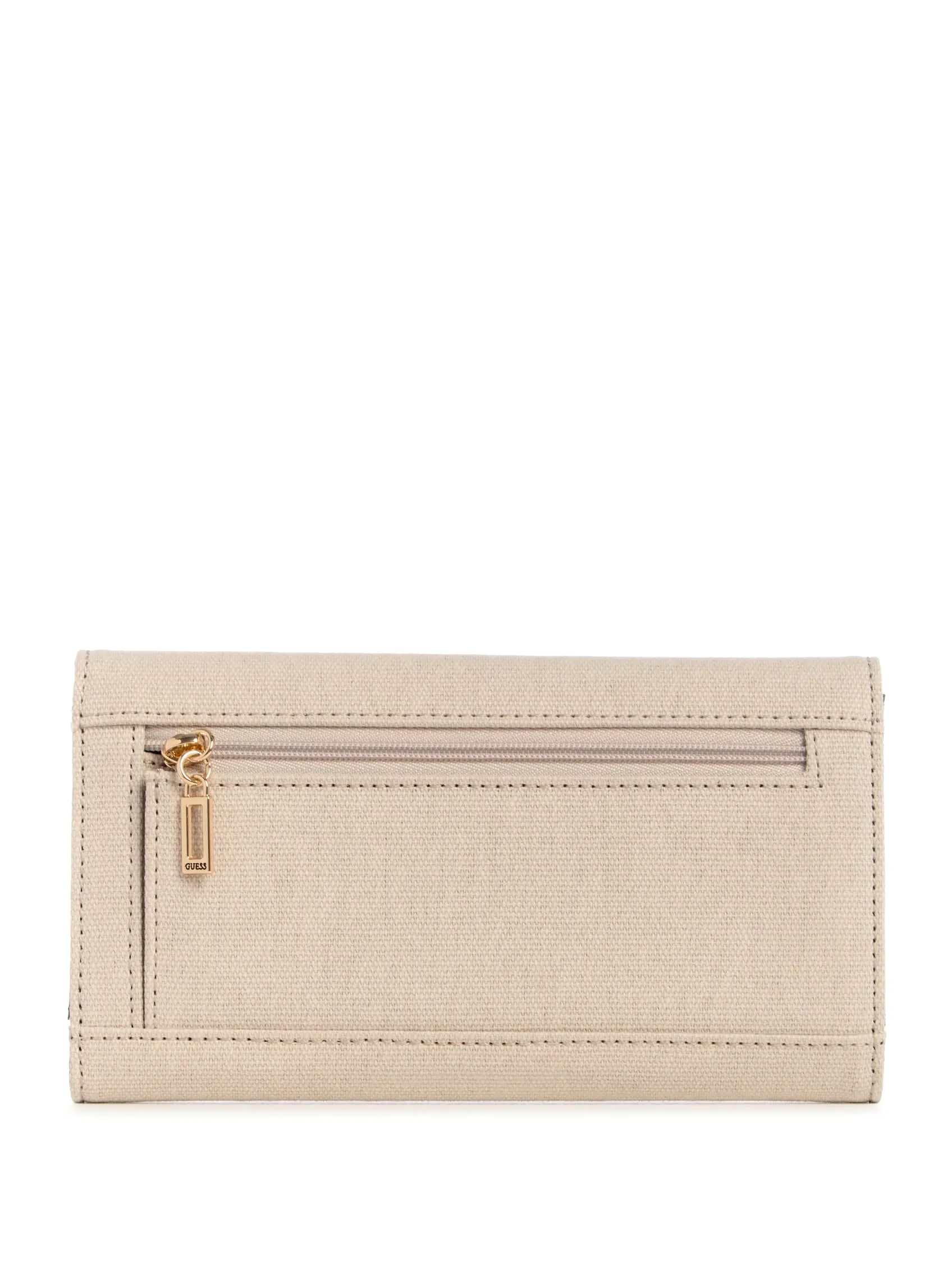 Hauser Color-Block Canvas Slim Clutch