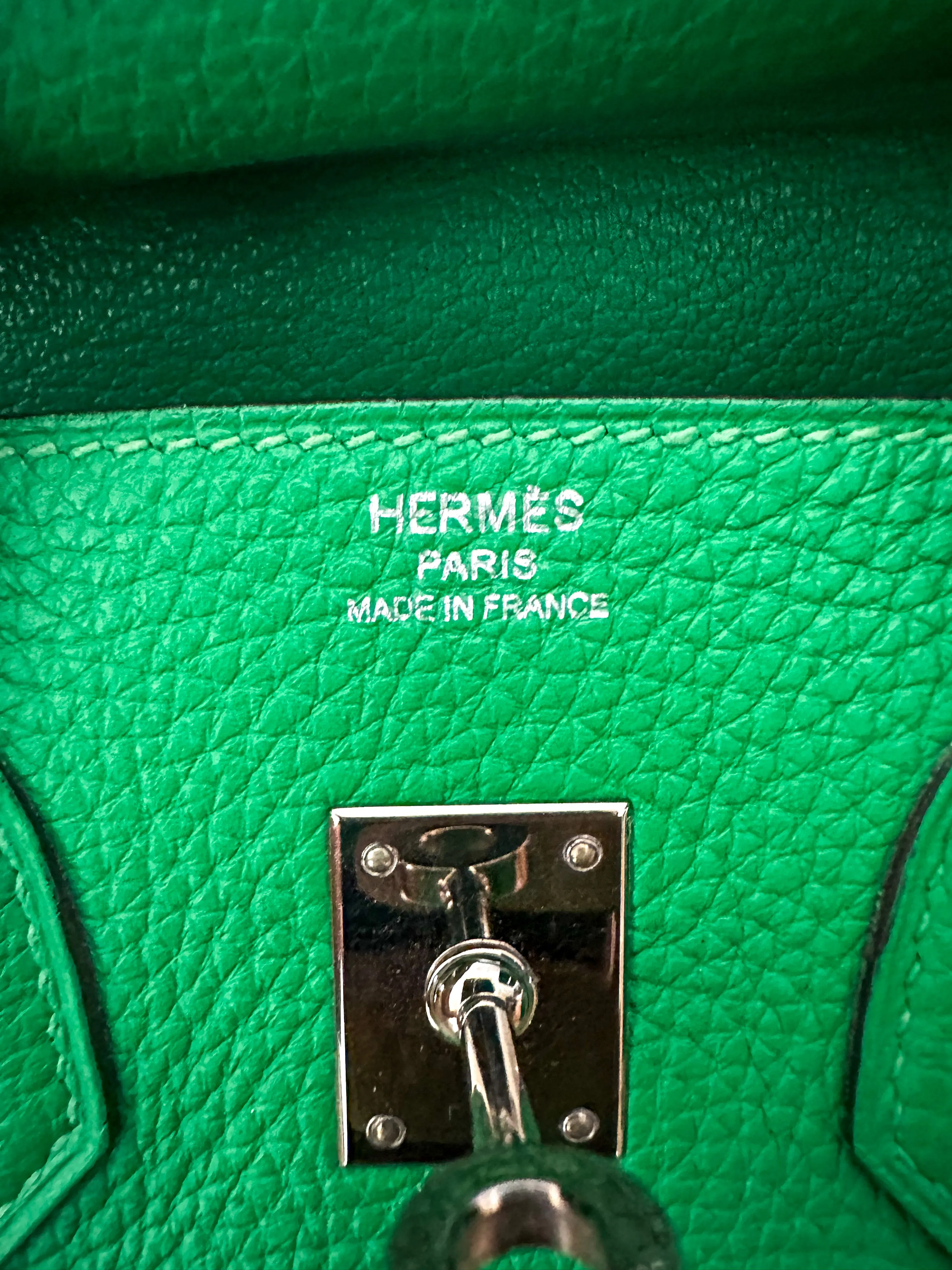 Hermes Bambou Togo Leather Birkin 25