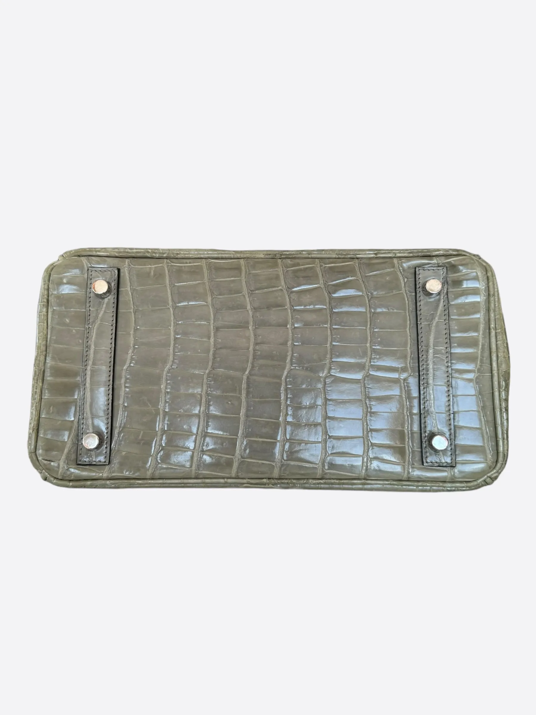 Hermes Beige Crocodile Birkin 30