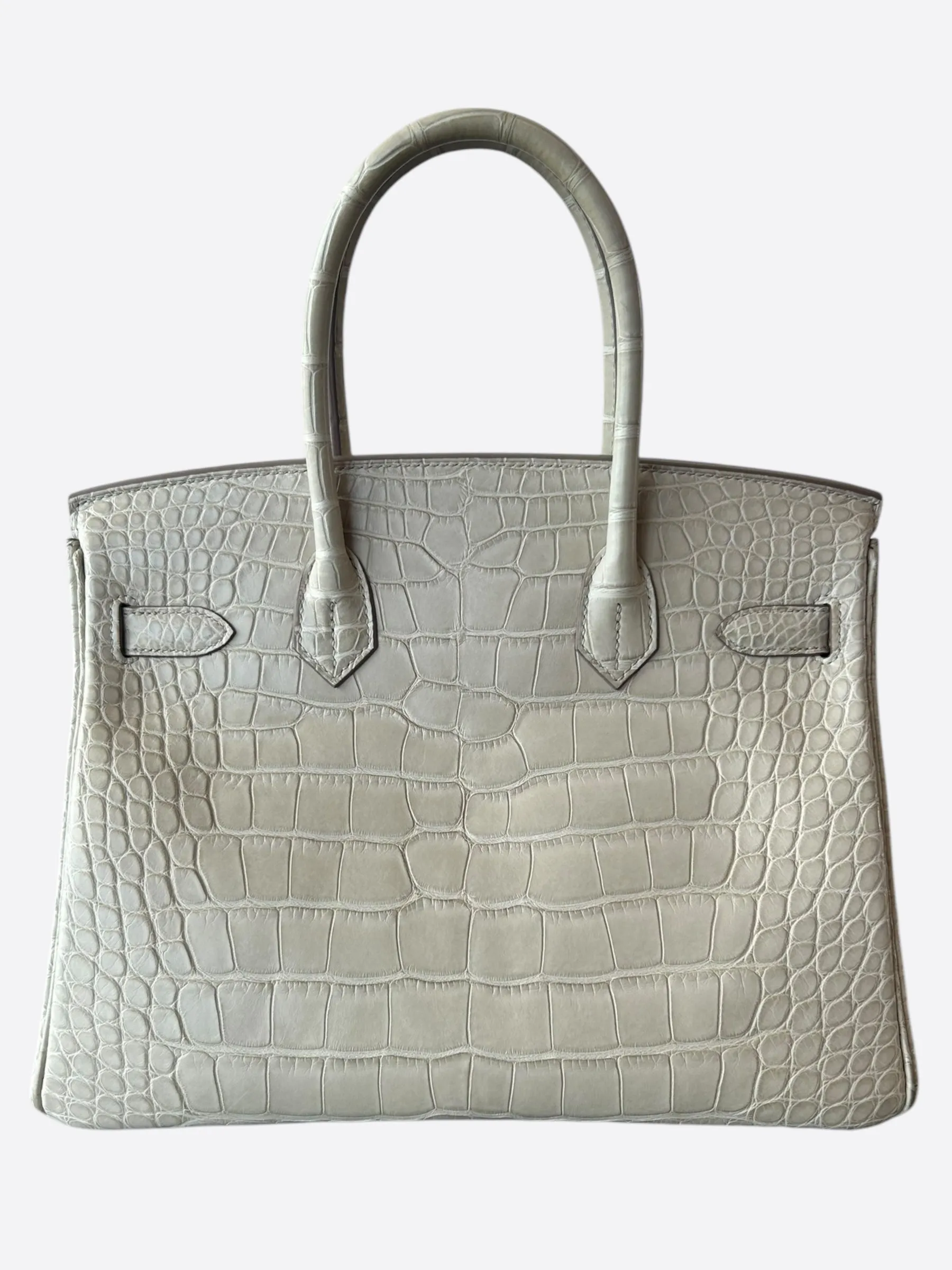 Hermes Beton Crocodile Birkin 30