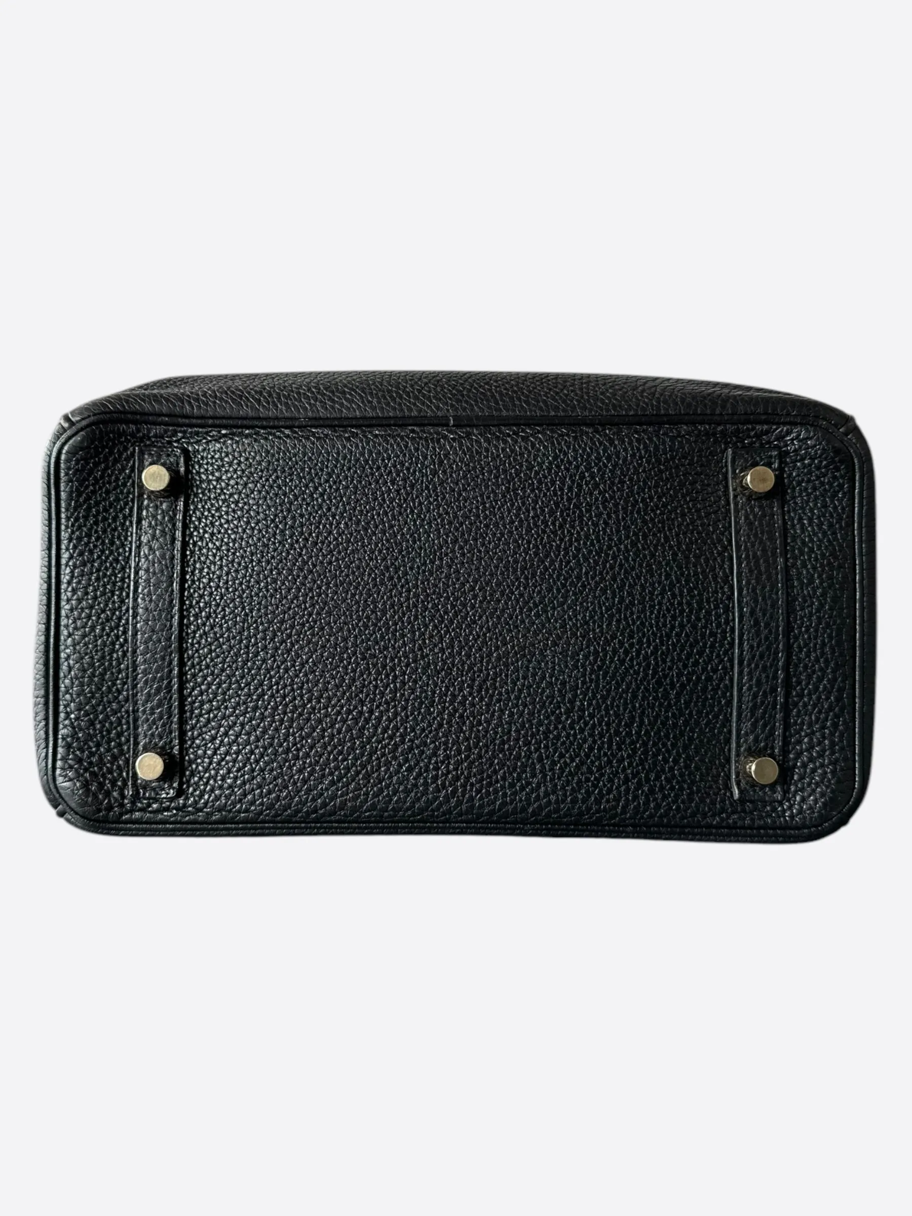 Hermes Black Noir Gold Togo Birkin 30