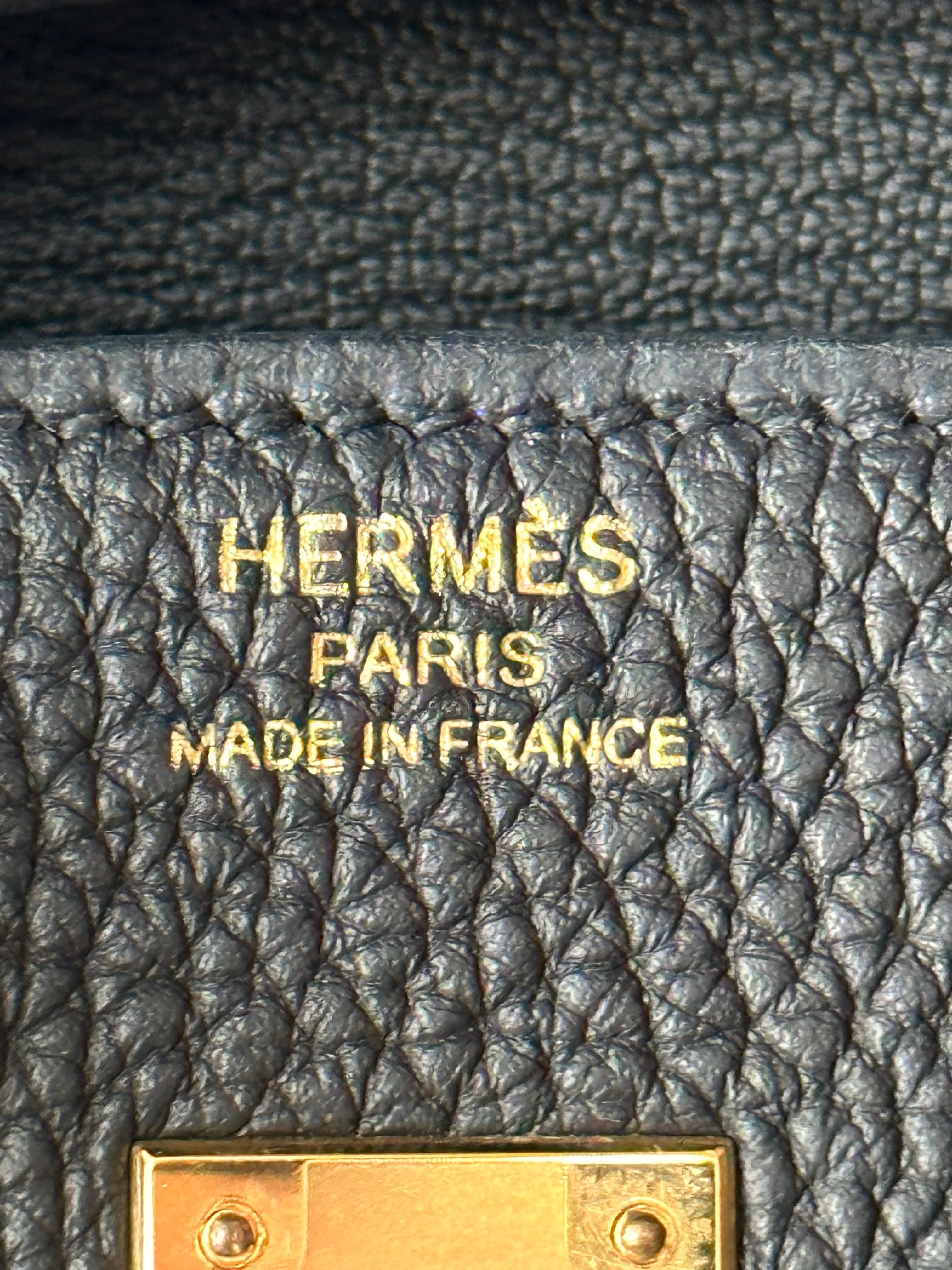 Hermes Black Togo Birkin 25
