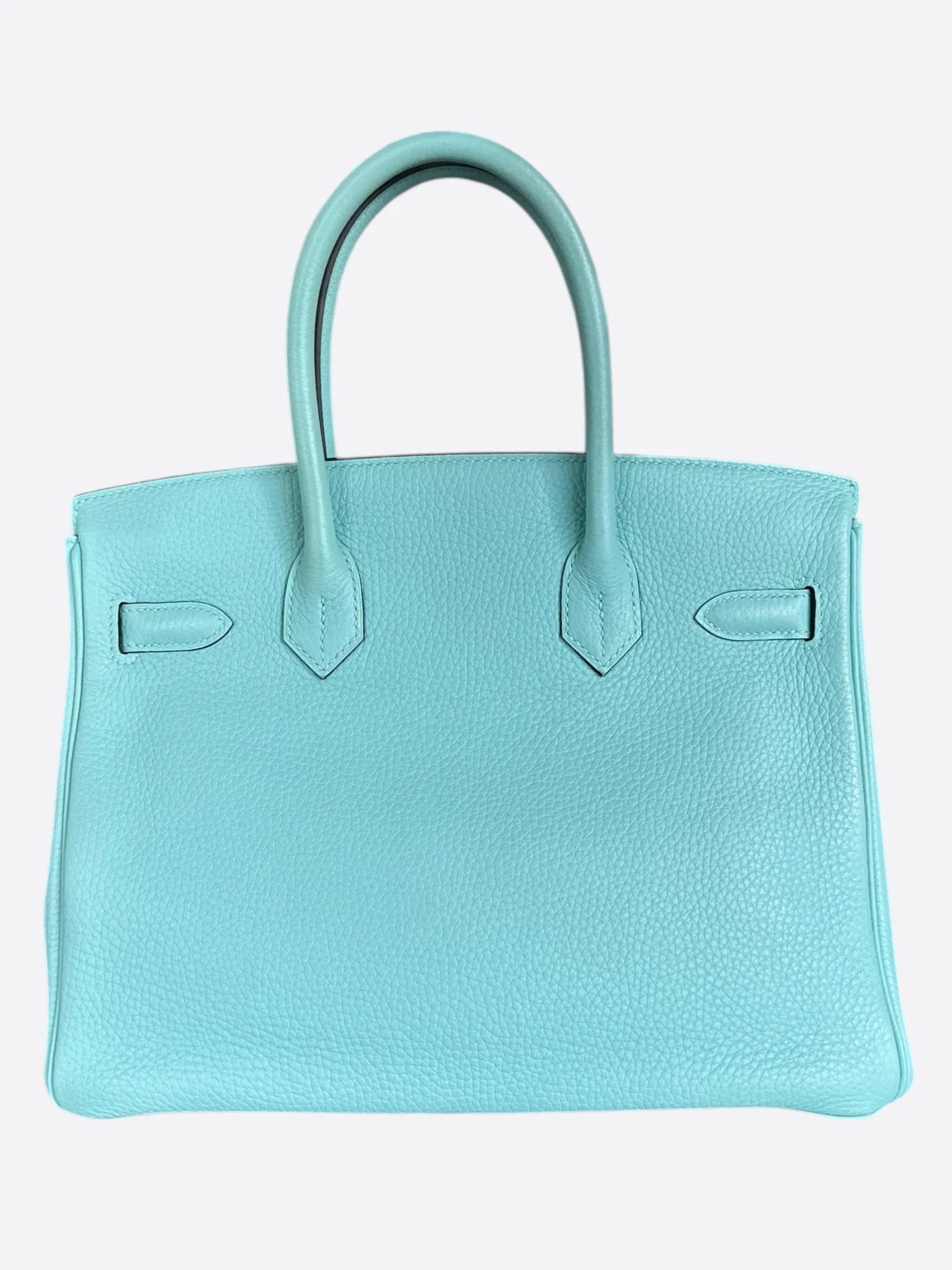 Hermes Blue Atoll Gold Hardware Togo Birkin 30
