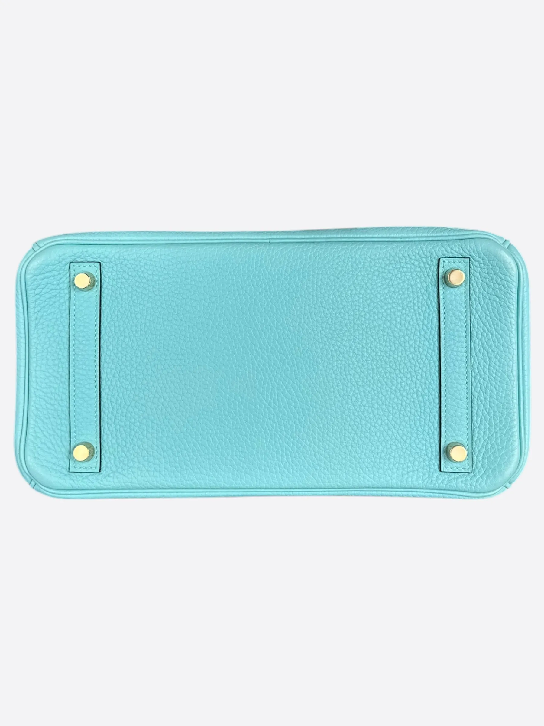 Hermes Blue Atoll Gold Hardware Togo Birkin 30