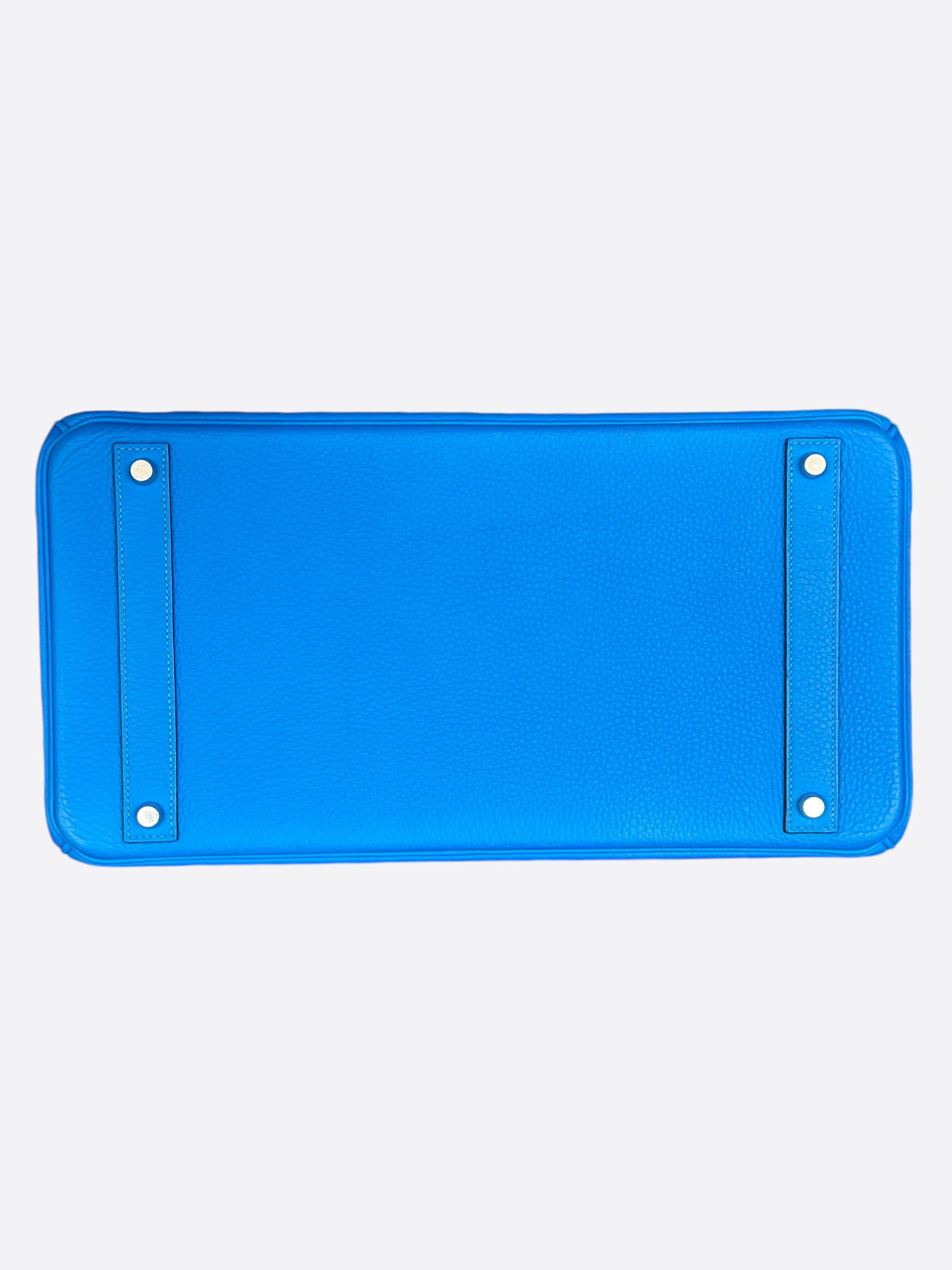 Hermes Blue Hydra Togo Birkin 40