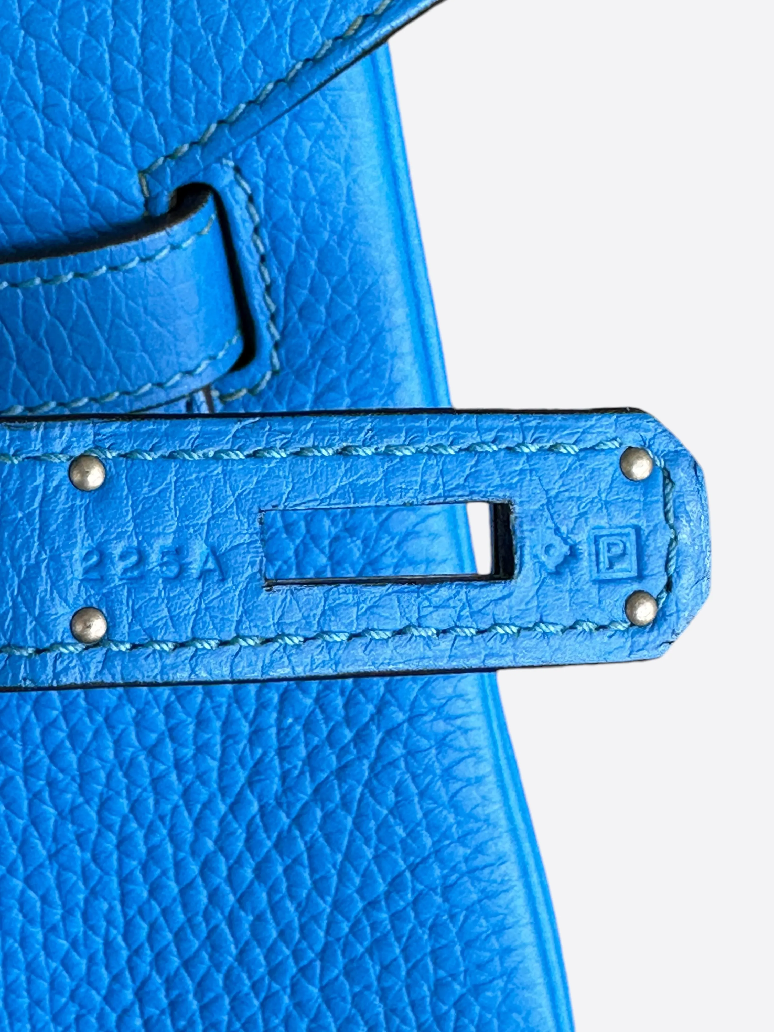 Hermes Blue Hydra Togo Birkin 40