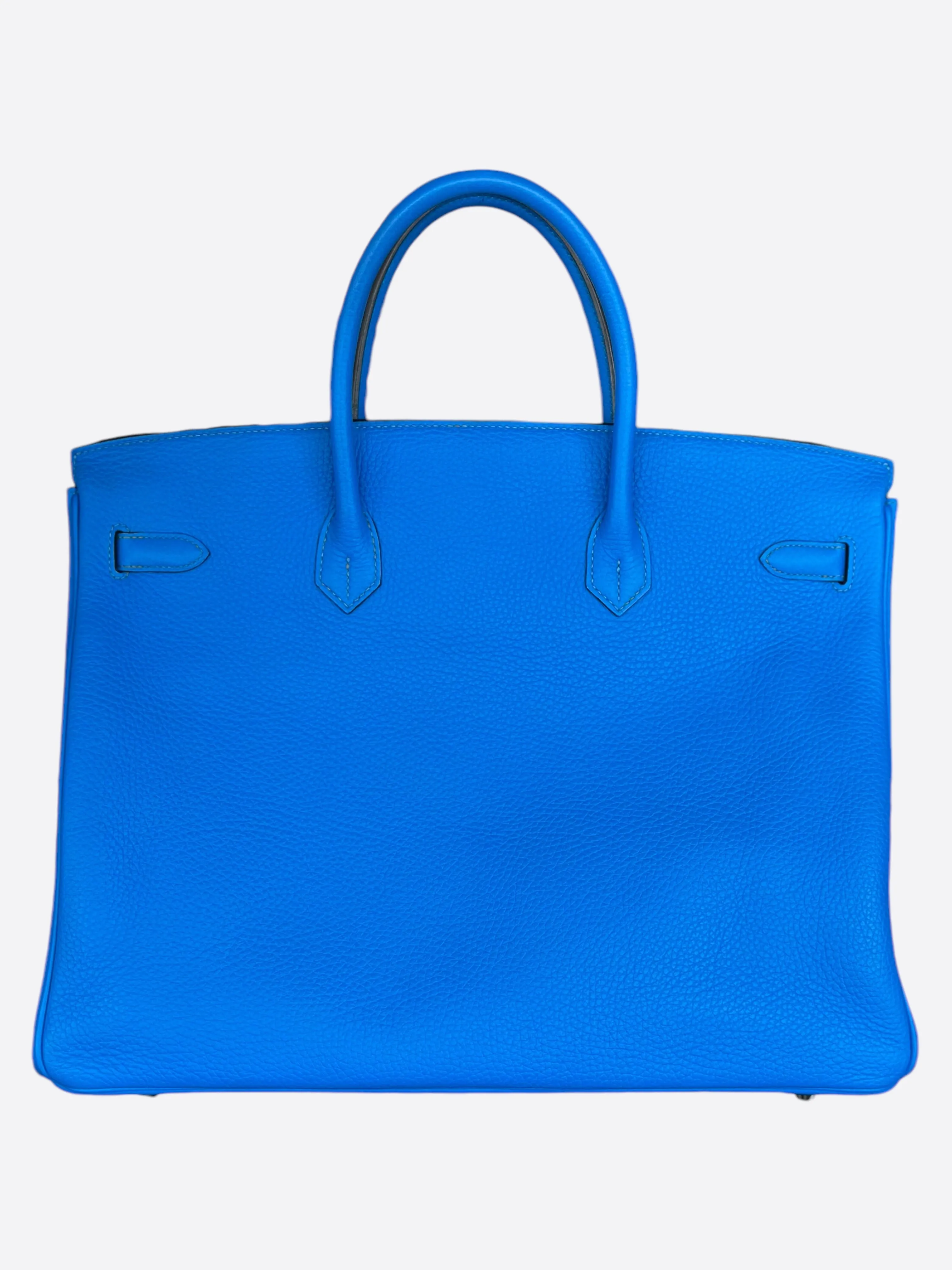 Hermes Blue Hydra Togo Birkin 40