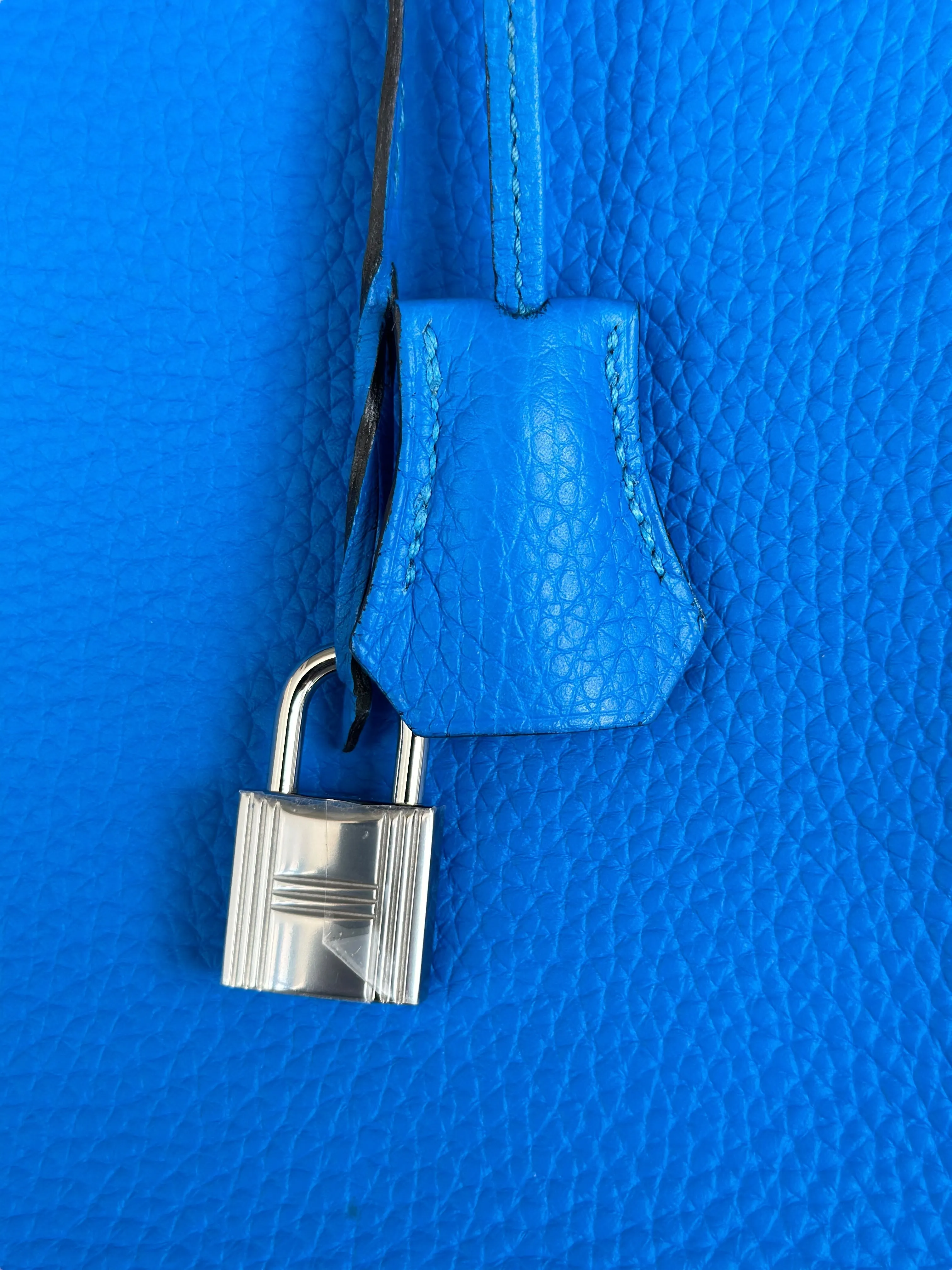 Hermes Blue Hydra Togo Birkin 40
