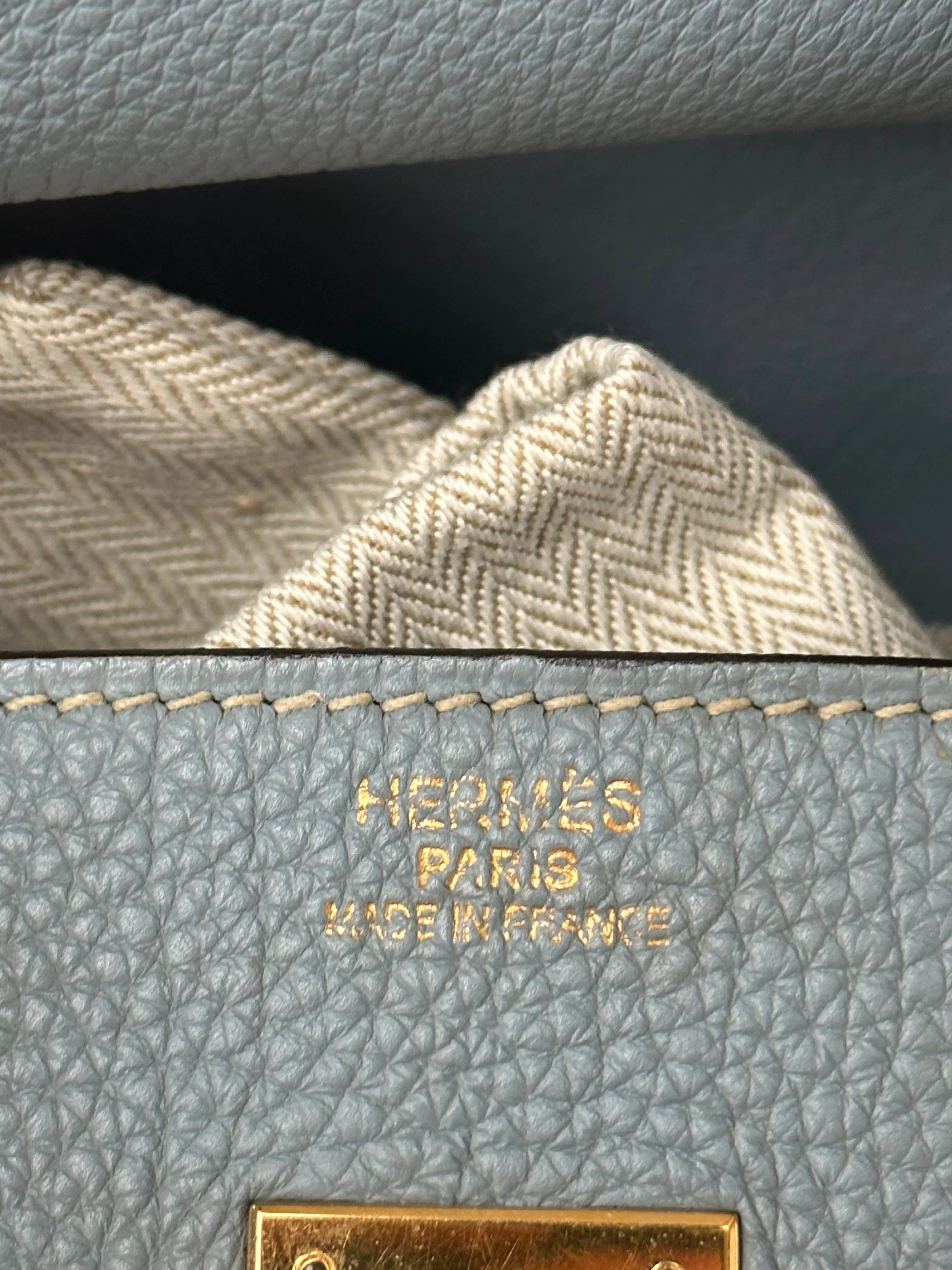 Hermes Blue Togo Birkin 35