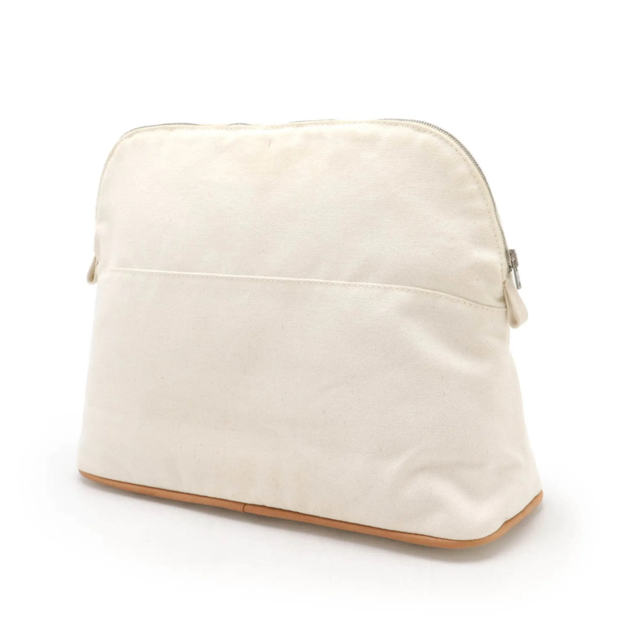 Hermes Canvas Clutch Bag Pouch (Pre-Owned)