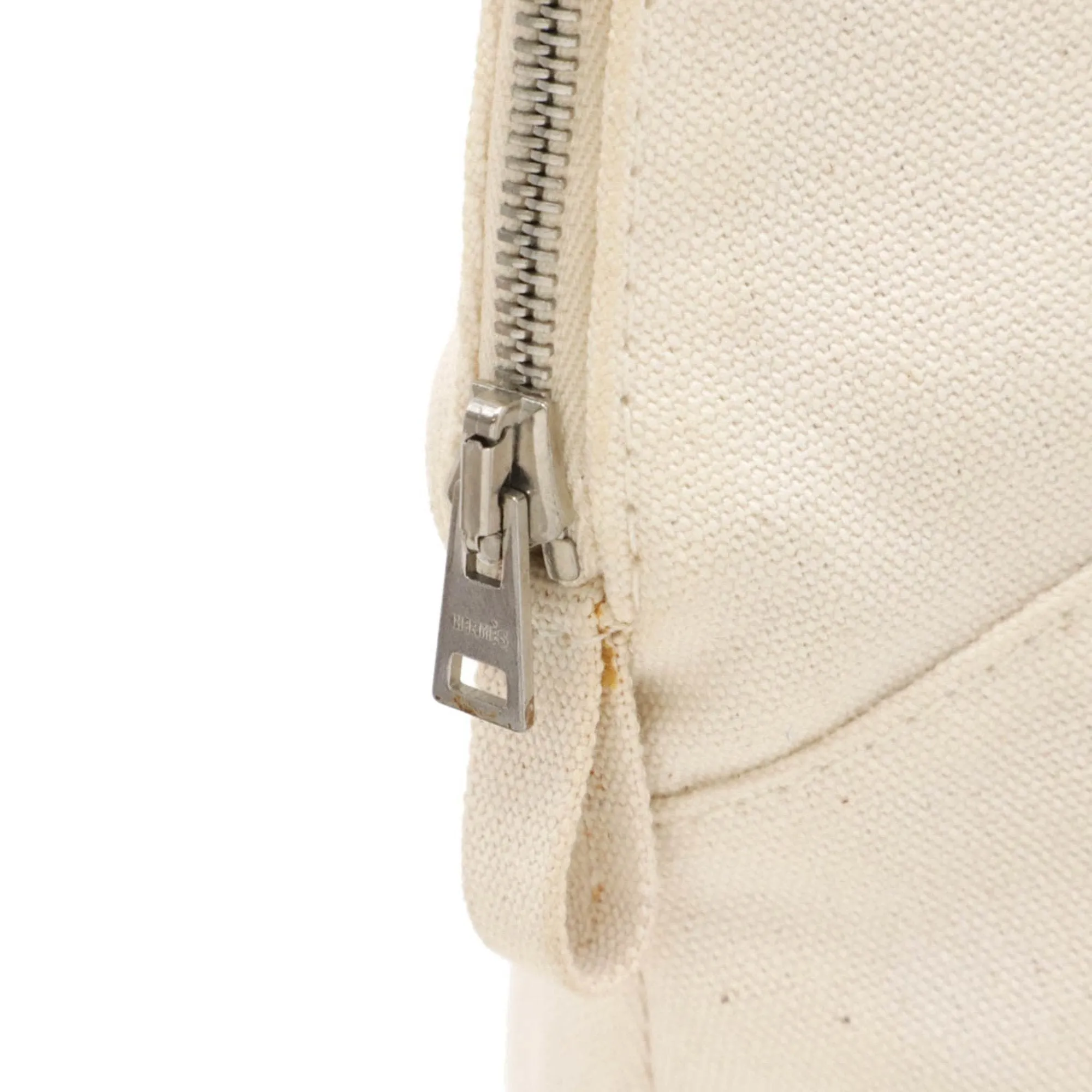 Hermes Canvas Clutch Bag Pouch (Pre-Owned)