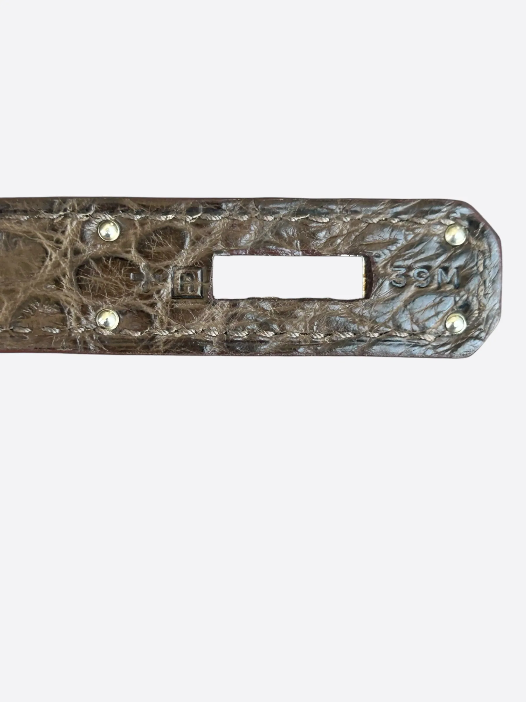 Hermes Elephant Grey Crocodile Birkin 40