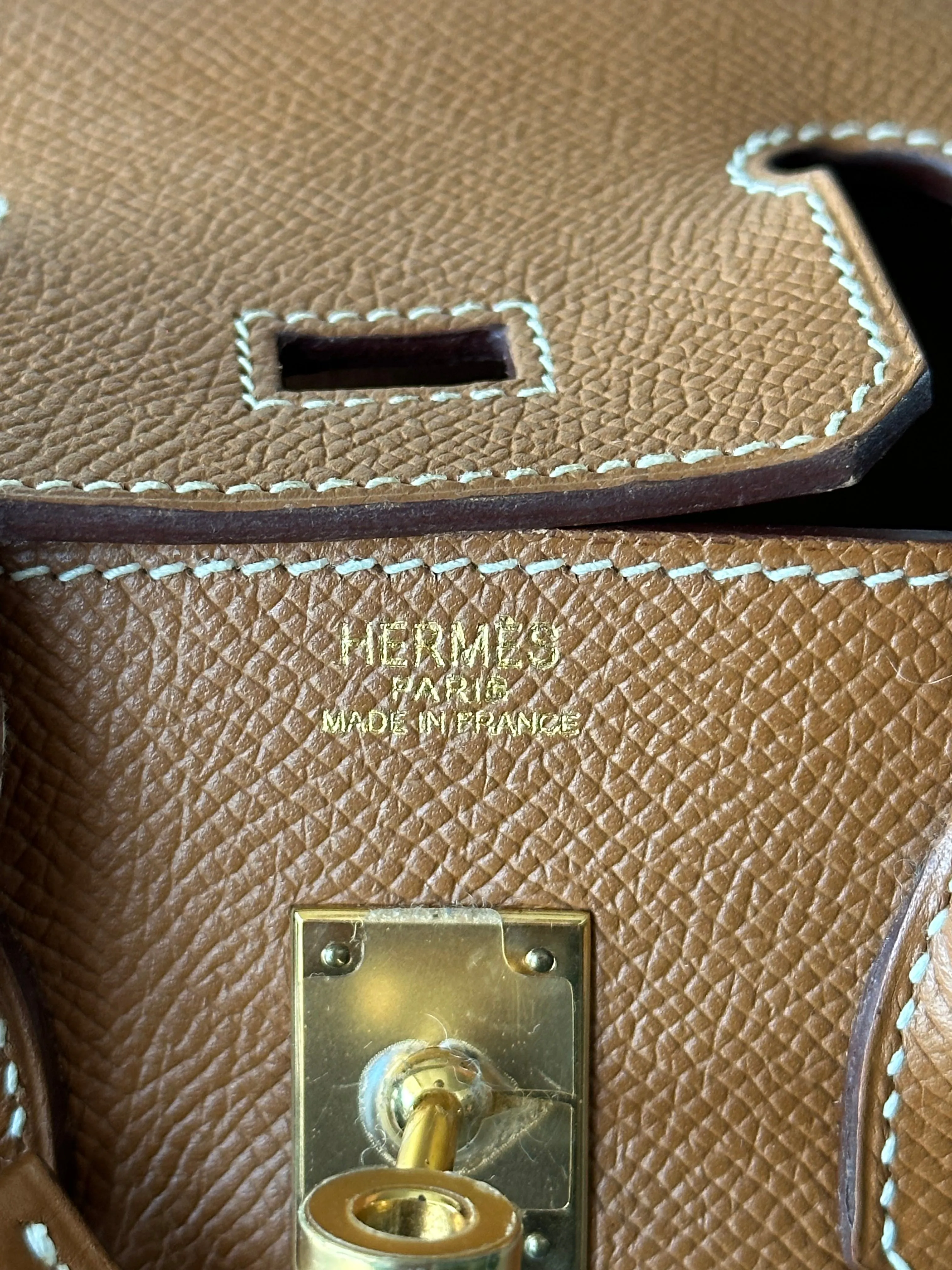 Hermes Gold Togo Birkin 25