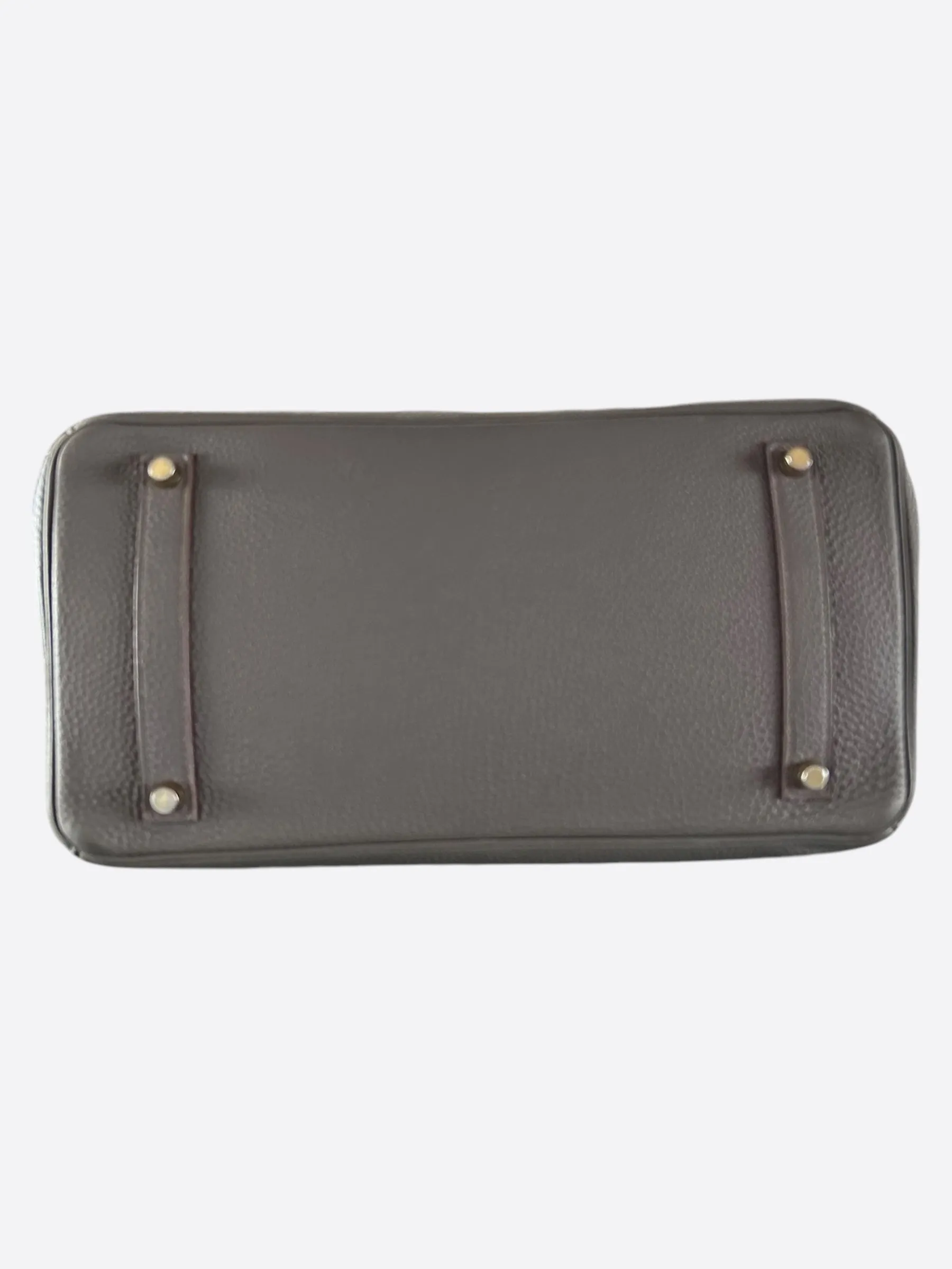 Hermes Grey Etain Togo Birkin 35