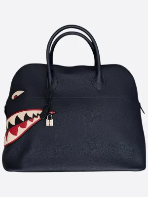 Hermes Indigo Blue Togo Monster Bolide 45