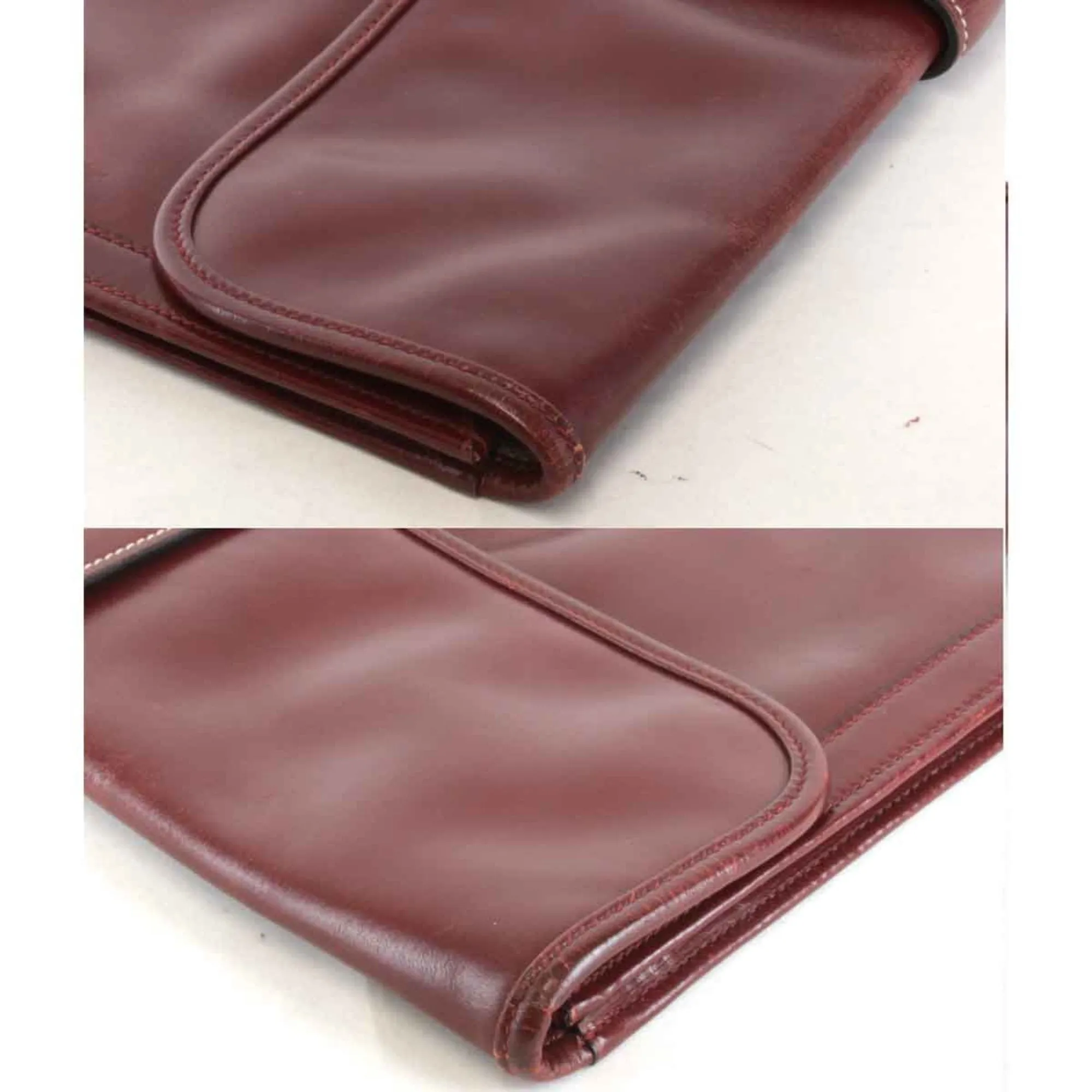 Hermes Jige Leather Clutch Bag (Pre-Owned)